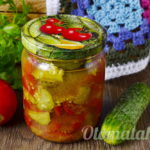 Огурцы с помидорами по-корейски