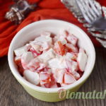 салат с крабовыми палочками