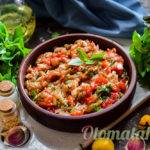 вкусное блюдо из баклажанов